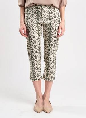 Pantalon 7/8 elasticitate mărime normală bej STORIATIPIC femeie