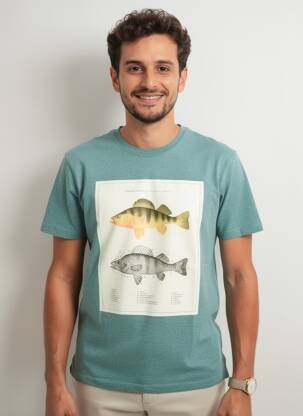 Tricou croială dreaptă mâneci scurte albastru WHITE STUFF bărbat