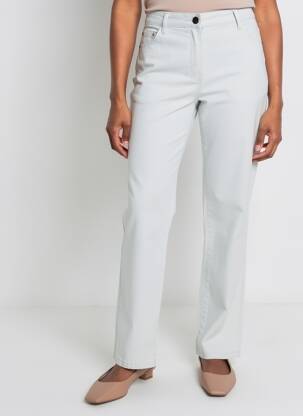Pantalon drept elasticitate mărime normală gri TONI femme