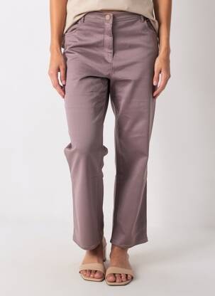 Pantalon drept elasticitate mărime normală maro TONI femeie