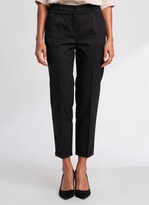 Pantalon 7/8 elasticitate mărime normală negru TONI femeie