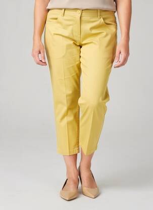 Pantalon trei sferturi elasticitate mărime normală galben GRIFFON femeie