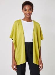 Vestă fără mâneci guler în v verde WNT COLLECTION femme