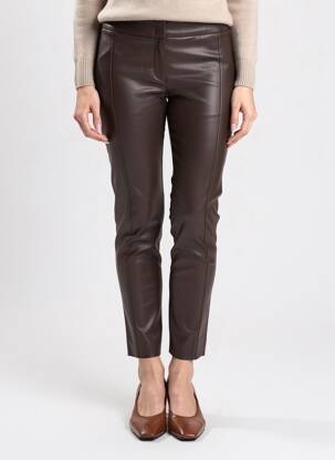 Pantalon slim elasticitate mărime normală maro ZERRES femeie