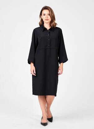 Rochie midi mâneci 3/4 mâneci 3/4 negru GERRY WEBER femeie