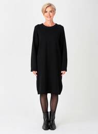 Rochie pulover elasticitate mâneci lungi negru GERRY WEBER femme