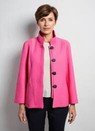 Jachete casual buzunare roz DOLCEZZA femme