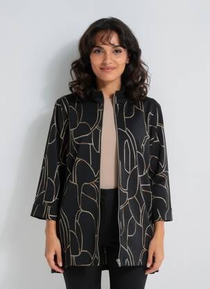 Jachete casual croială dreaptă negru JOSEPH RIBKOFF femeie