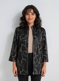 Jachete casual croială dreaptă negru JOSEPH RIBKOFF femme