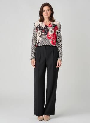 Tricou mâneci lungi mâneci lungi bej FRANK WALDER femeie