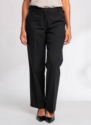 Pantalon drept țesătură crep mărime normală negru GARDEUR femeie