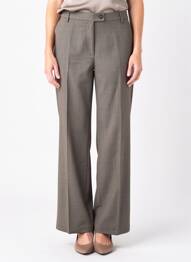 Pantalon drept talie cu cleme gri ATELIER GARDEUR femme