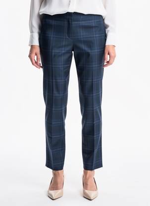 Pantalon slim talie elastică mărime normală albastru GERRY WEBER femeie