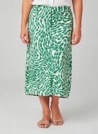 Fustă midi croială dreaptă verde GERRY WEBER femme
