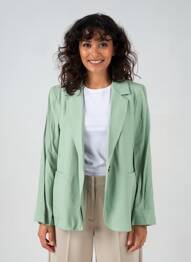 Sacou mâneci lungi verde LAUREN VIDAL femeie
