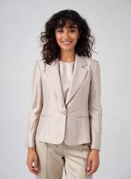 Sacou buzunare bej VANILLA femme