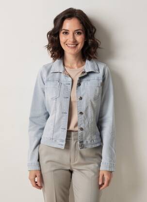 Jachete casual buzunare albastru ZAC & ZOE femeie
