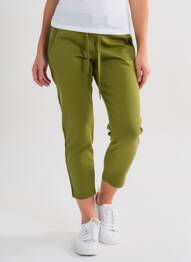 Pantalon 7/8 talie elastică verde VANILLA femme