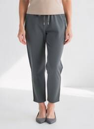 Pantalon 7/8 talie elastică gri VANILLA femme