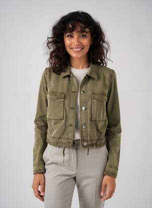 Jachete casual buzunare verde COMMA, femeie