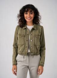 Jachete casual buzunare verde COMMA, femme