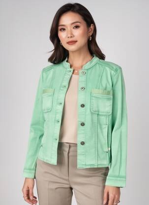 Jachete casual buzunare verde THOMAS RABE femeie