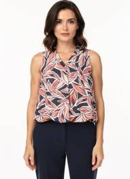 Top croială fluidă fără mâneci roz BETTY BARCLAY femme