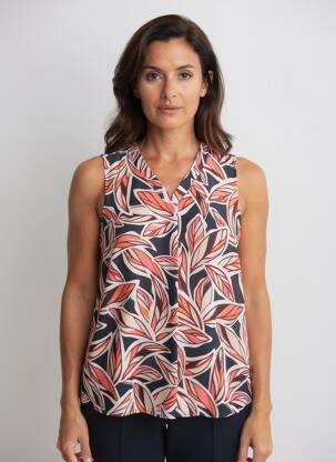 Top croială fluidă fără mâneci roz BETTY BARCLAY femme
