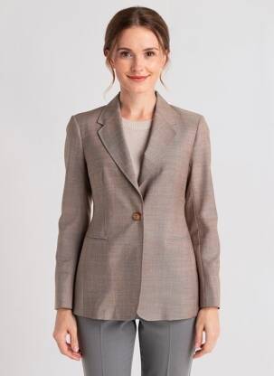 Sacou croială cambrată maro MAX MARA femeie