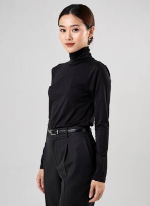 Maletă croială cambrată mâneci lungi negru MAX MARA femeie