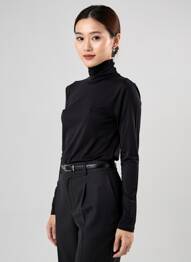 Maletă croială cambrată mâneci lungi negru MAX MARA femme