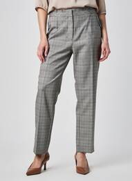 Pantalon chino mărime normală mărime normală gri COMMA, femeie
