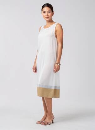 Rochie midi fără mâneci fără mâneci gri JEI'S BY LETIZIA DENARO femeie