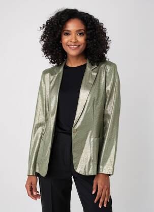 Sacou buzunare verde MAJESTIC FILATURES femeie