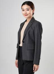 Sacou buzunare gri LUISA CERANO femme