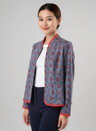 Jachete casual croială cambrată albastru BLUTSGESCHWISTER femme