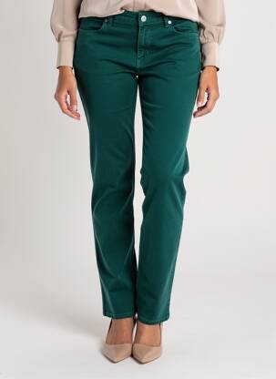 Pantalon slim elasticitate mărime normală verde KANOPE femeie