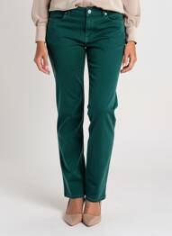 Pantalon slim elasticitate mărime normală verde KANOPE femme
