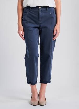 Pantalon 7/8 talie elastică mărime normală albastru WHITE STUFF femeie