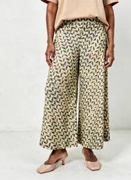Pantalon 7/8 bej KALI YOG femme