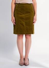 Fustă midi croială dreaptă verde WHITE STUFF femme