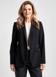 Sacou buzunare negru DEVERNOIS femeie