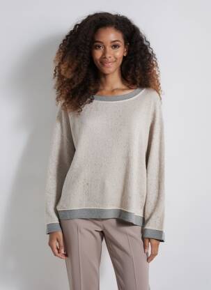 Pulover elasticitate mâneci lungi gri D.SPORT femeie