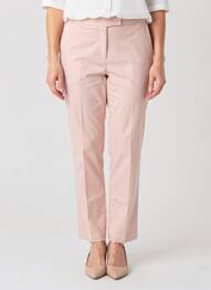 Pantalon chino mărime normală mărime normală roz DEVERNOIS femeie