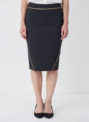 Fustă midi elasticitate negru D.SPORT femeie