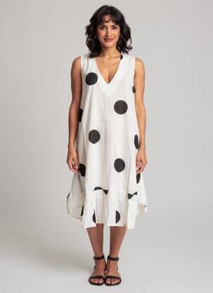 Rochie midi fără mâneci fără mâneci negru RHUM RAISIN femeie