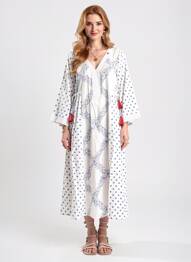 Rochie midi mâneci 3/4 mâneci 3/4 albastru RHUM RAISIN femeie