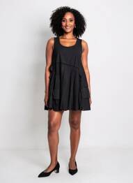 Rochie scurtă fără mâneci fără mâneci negru RHUM RAISIN femeie