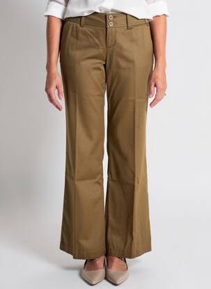 Pantalon evazat mărime normală mărime normală verde MEXX femeie