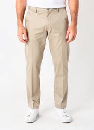 Pantalon chino țesătură poplin mărime normală maro SEA BARRIER bărbat